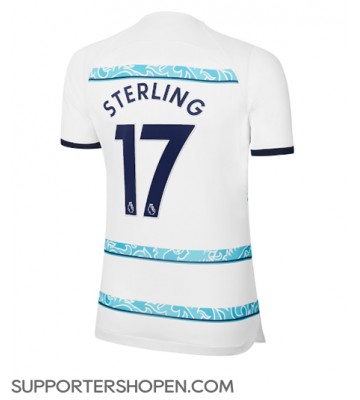 Chelsea Raheem Sterling #17 Borta Matchtröja Dam 2022-23 Kortärmad